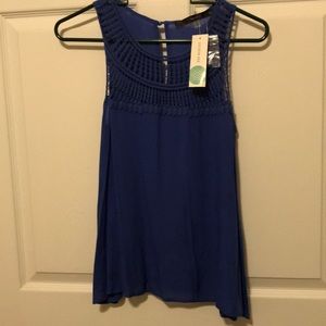 StitchFix Fun 2 Fun Cobalt Blue Tank